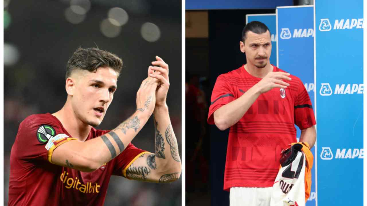 Zaniolo e Ibrahimovic