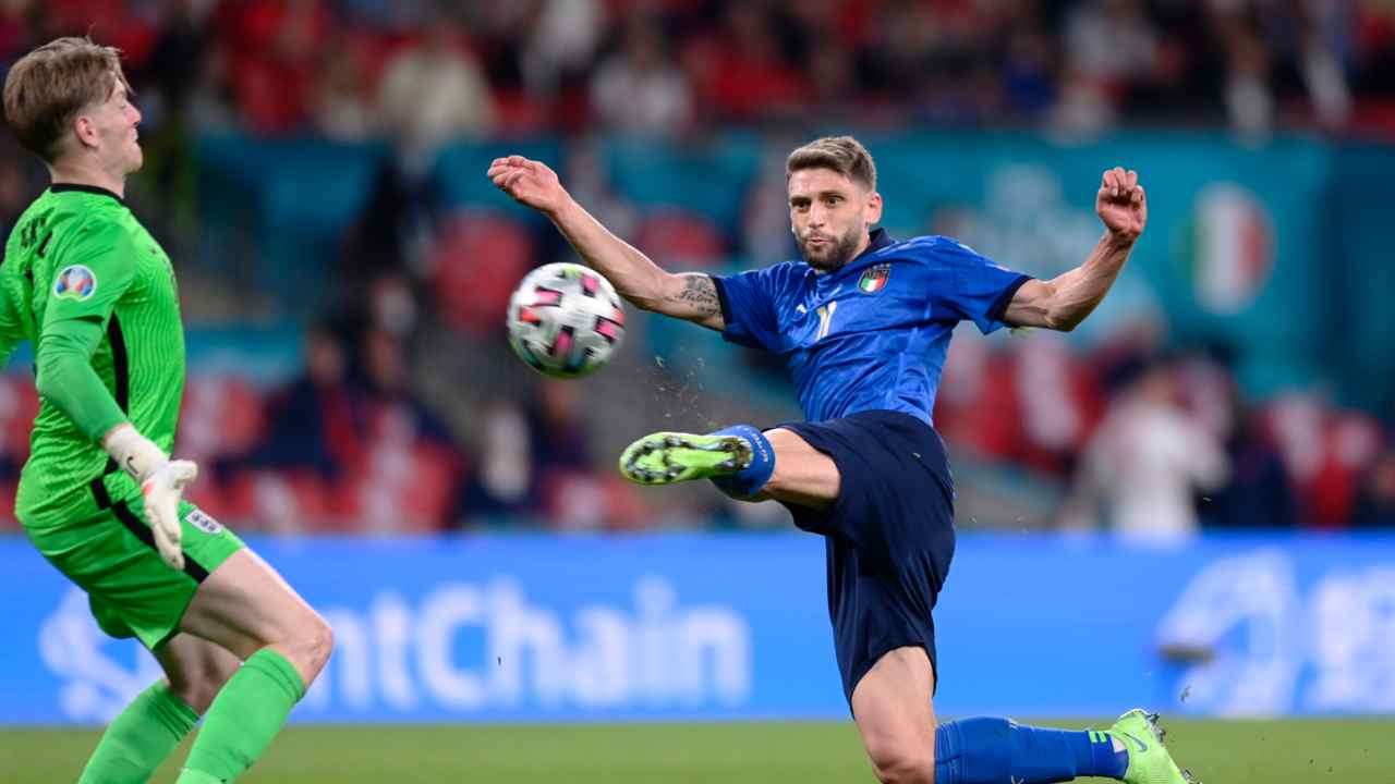 Berardi finale euro2020 - foto LaPresse