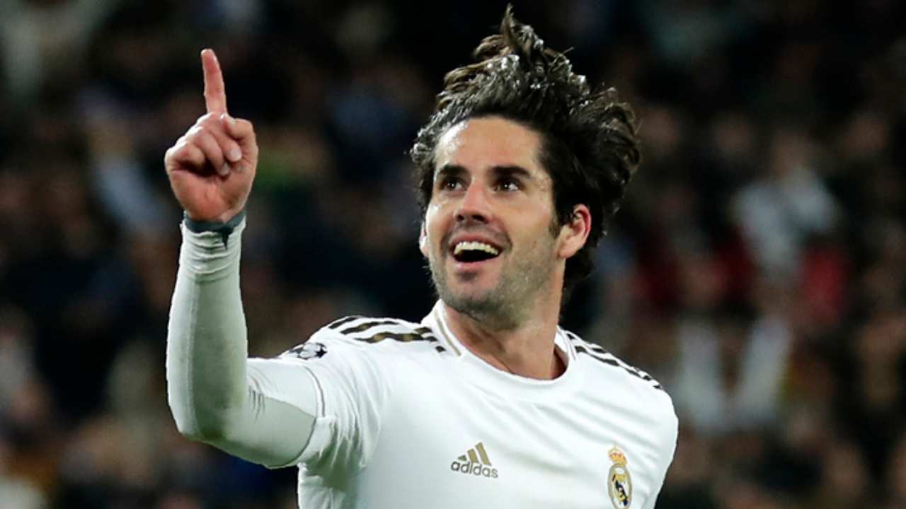 Isco esulta foto LaPresse