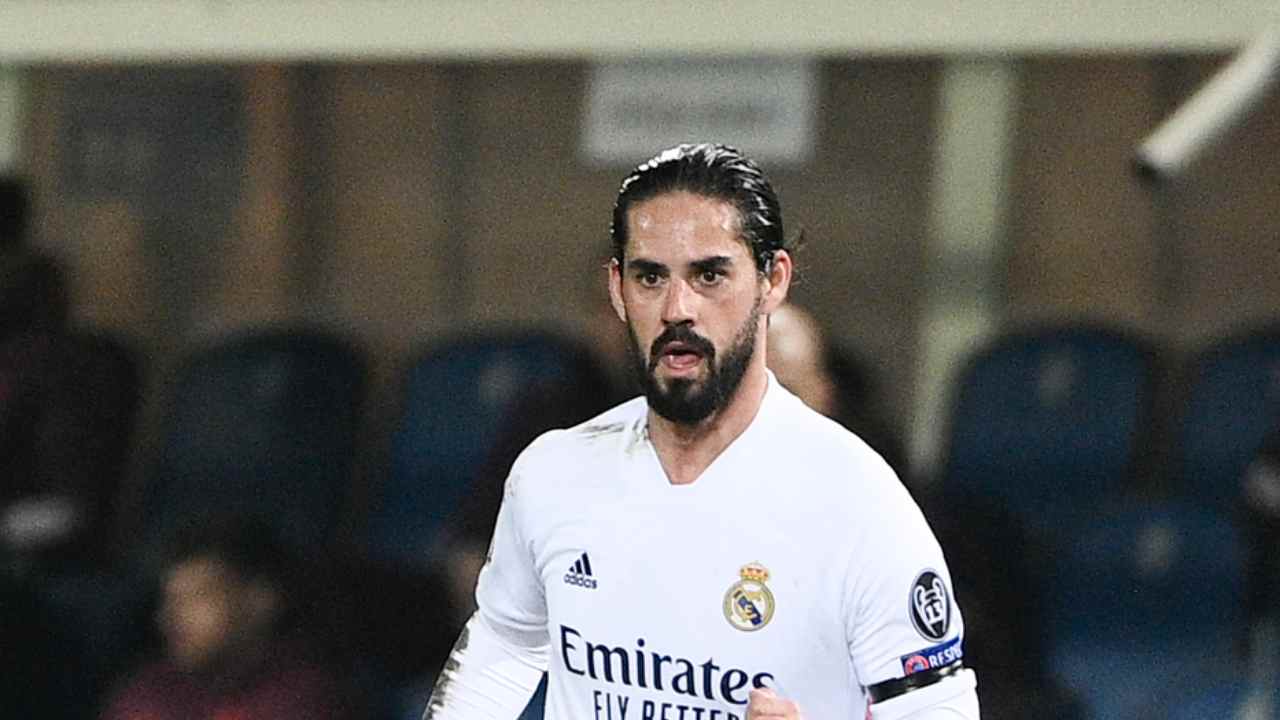 Isco in campo foto LaPresse