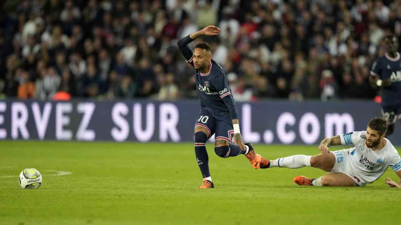 Neymar in Ligue 1 foto LaPresse