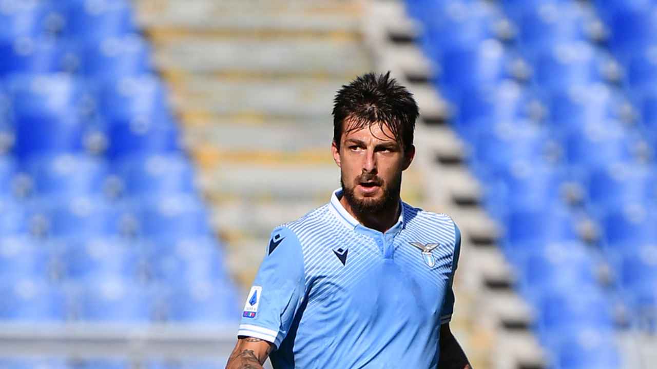 Acerbi con Lazio -foto LaPresse