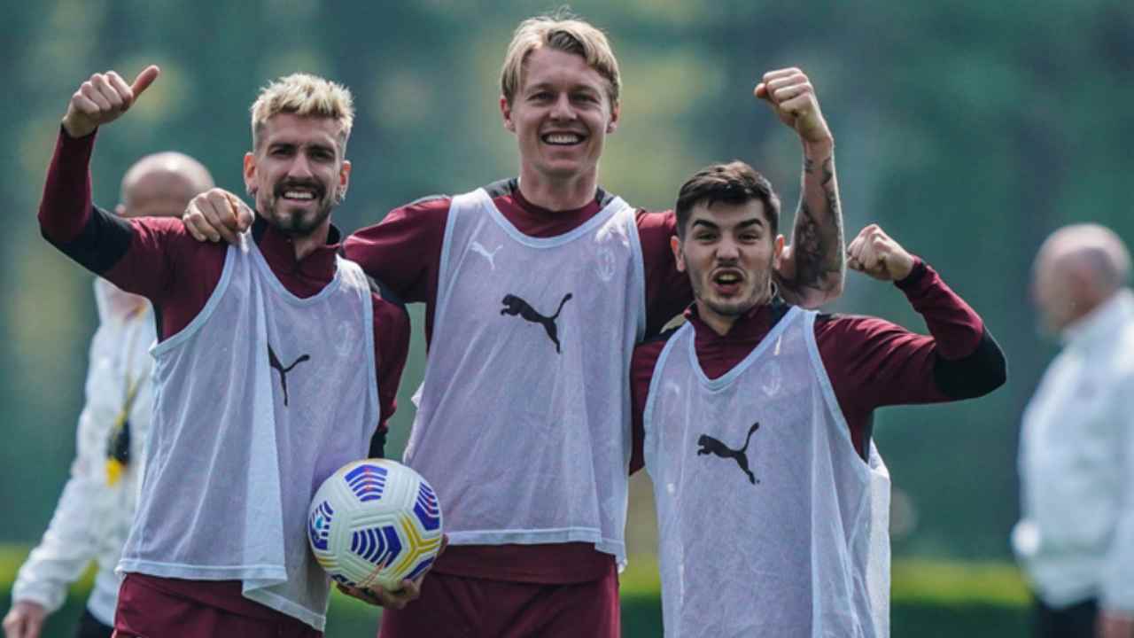 castillejo,kjaer e diaz - foto LaPresse