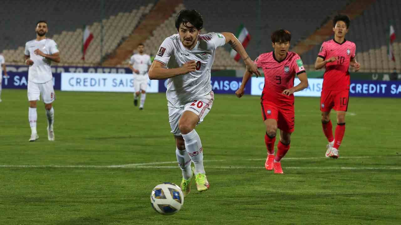 Iran in campo foto LaPresse