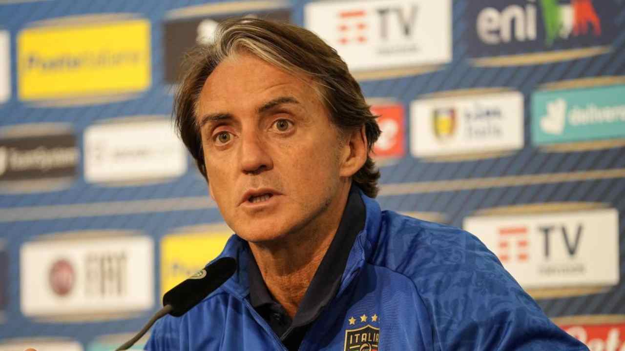 Mancini Ct Italia -foto LaPresse