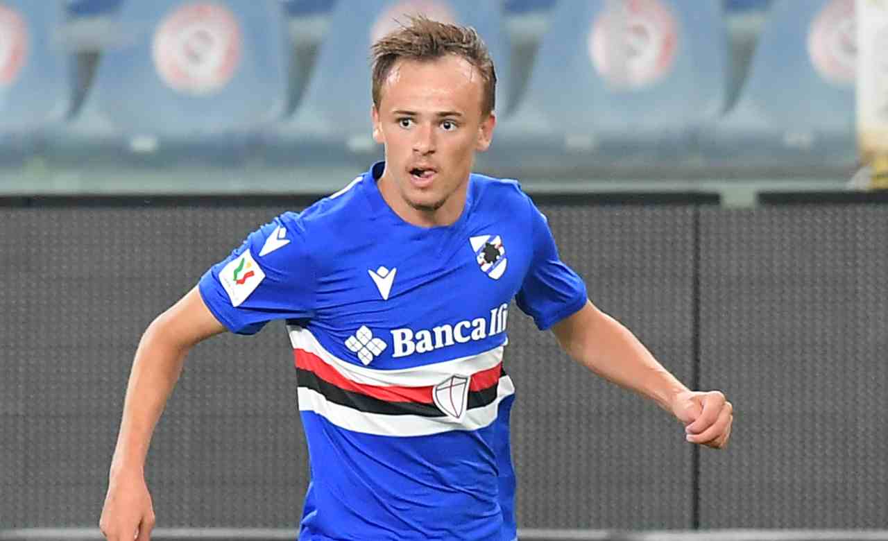 Offerta bassa del Brentford per Damsgaard, la Samp vuole 20 mln (LaPresse)