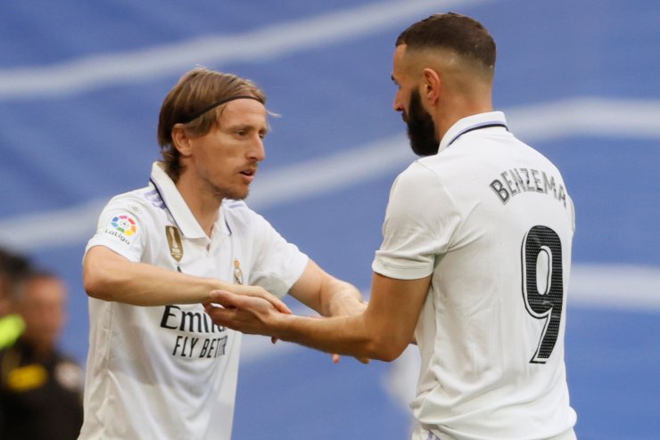 Modric e Benzema in Arabia