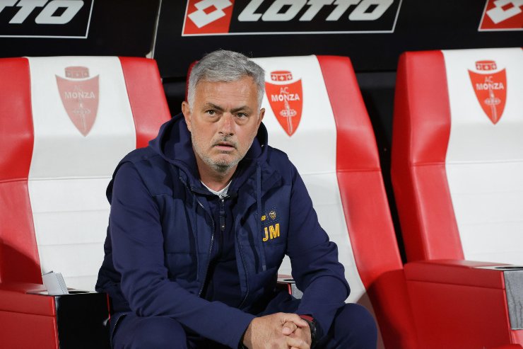 Jose Mourinho in panchina